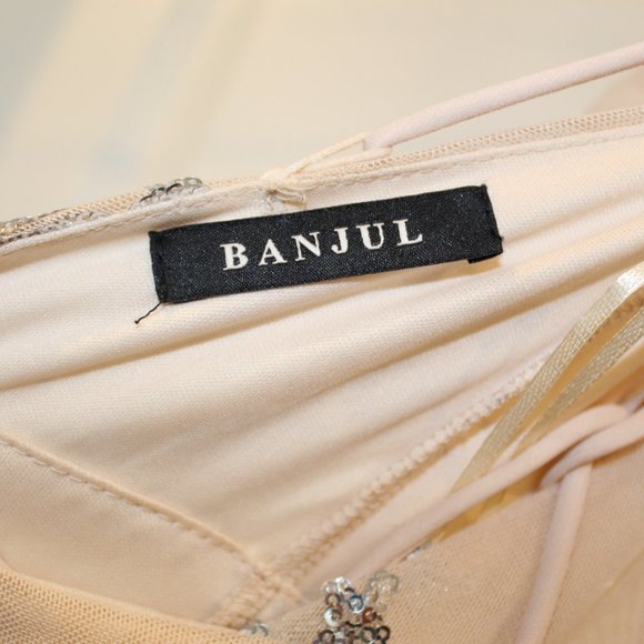 Banjul V-neck Backless Sequined Dress - Picture 5 of 5